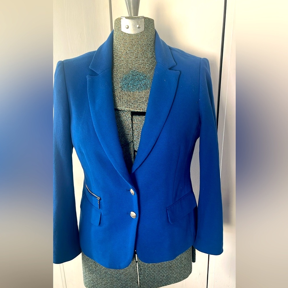 Vintage cobalt blue blazer